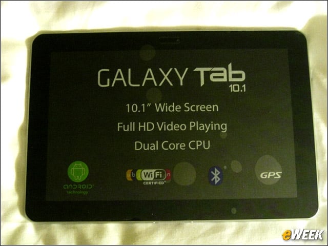 Galaxy Tab 10.1 Unboxed