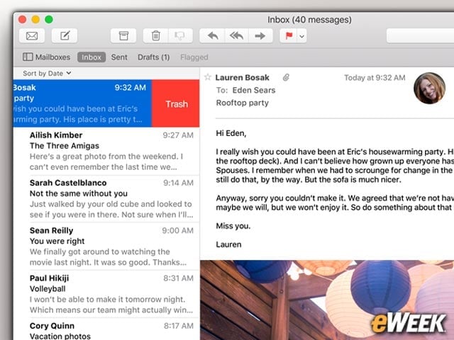 Mail Improvements Could Aid Enterprise Users