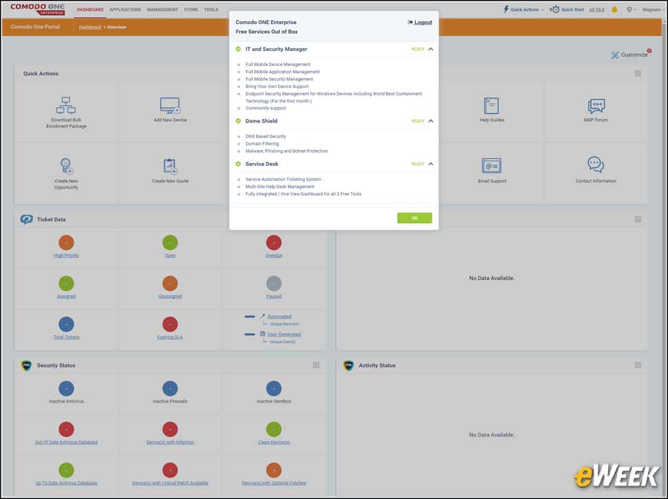 2 - Get Started With Comodo One Enterprise Portal