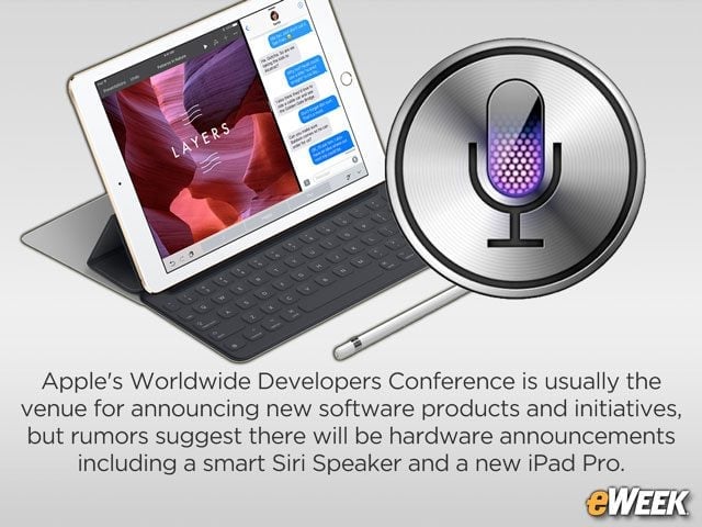 Siri Speaker, New iPad Pro Rumored as Likely WWDC 2017 Hardware Debuts