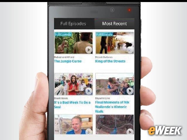 10-The Discovery Channel on BlackBerry 10