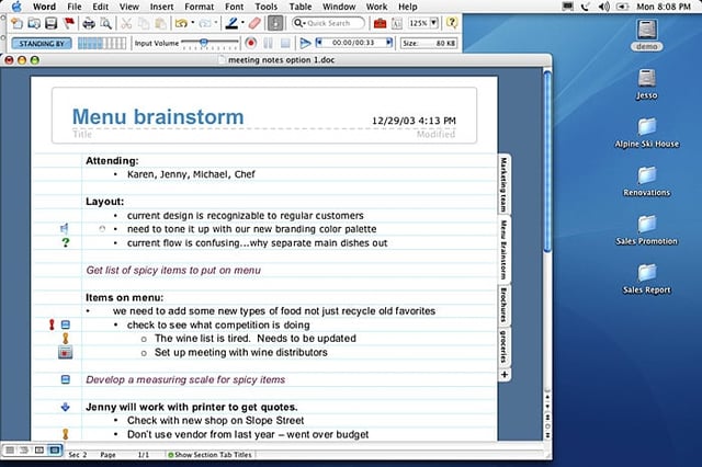 Mac Office 2004