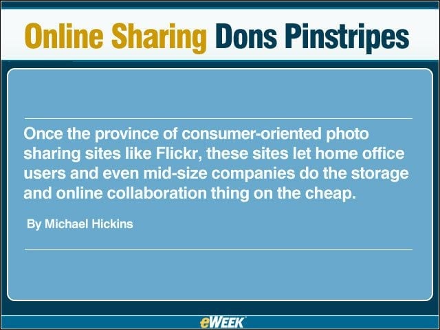 Online Sharing Dons Pinstripes