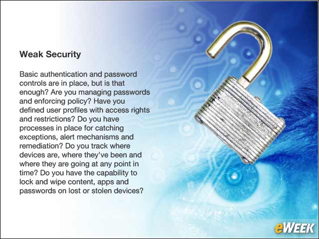 9 - Weak Security
