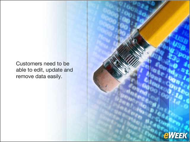 9 - Customers Need to Manage and View Profile Data Easily