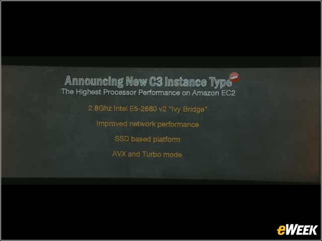 7 - C3 Instances Provide the Highest Processor Performance in the Amazon Cloud