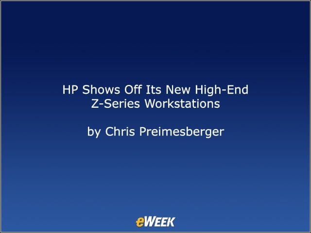 HP Shows Off Its New High-End Z-Series Workstations
