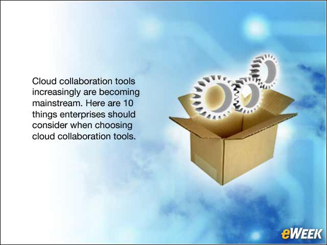 1 - 10 Things Every Enterprise Should Ask Its Cloud Collaboration Service