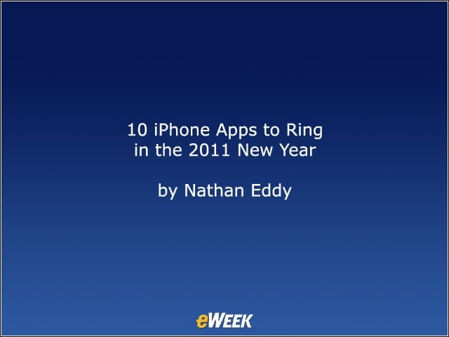 10 iPhone Apps to Ring in the 2011 New Year