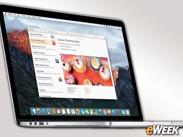 There Is an Improved Notes App in OS X El Capitan