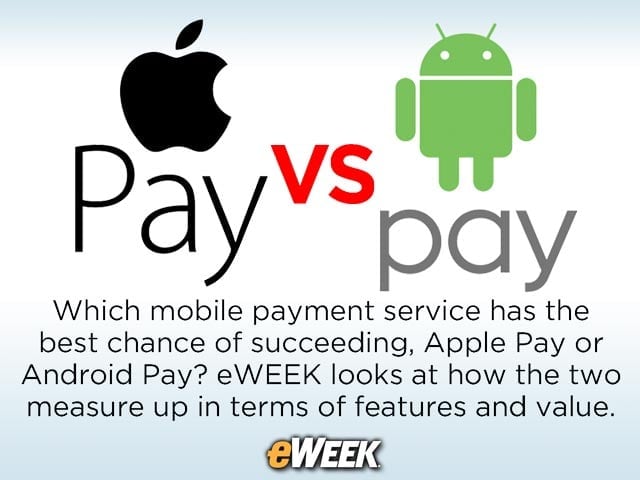 Apple Pay, Android Pay Poised to Fight for Mobile Wallet Supremacy