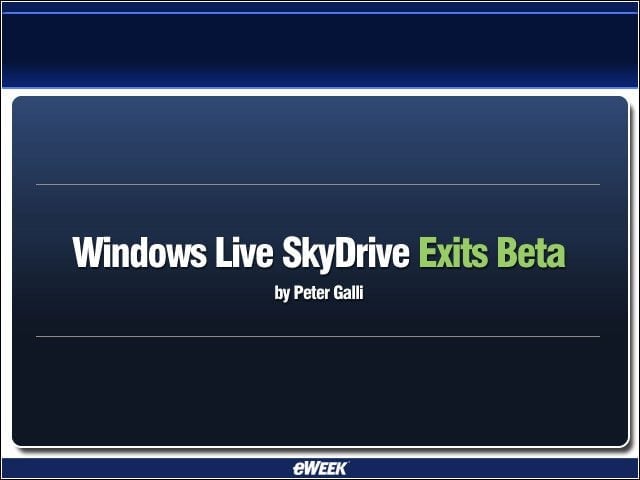Windows Live SkyDrive Exits Beta