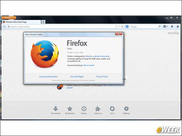 2 - Firefox 23 Recently Updated on Windows