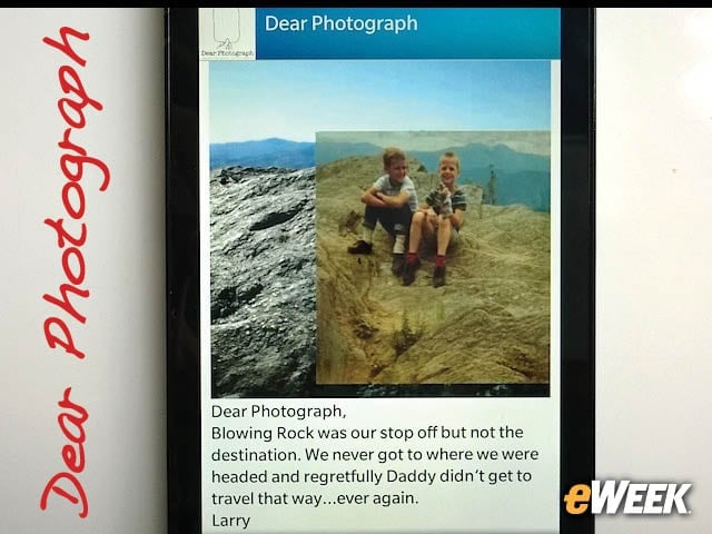 5-Dear Photograph: The Journey