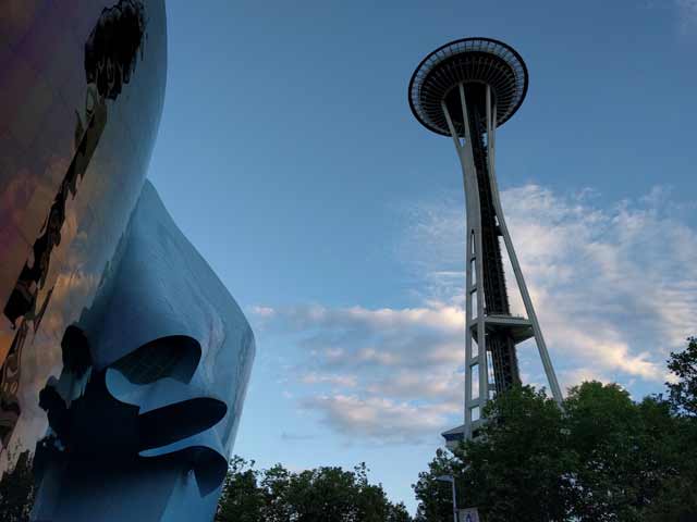 12 - Party at the Seattle Space Needle
