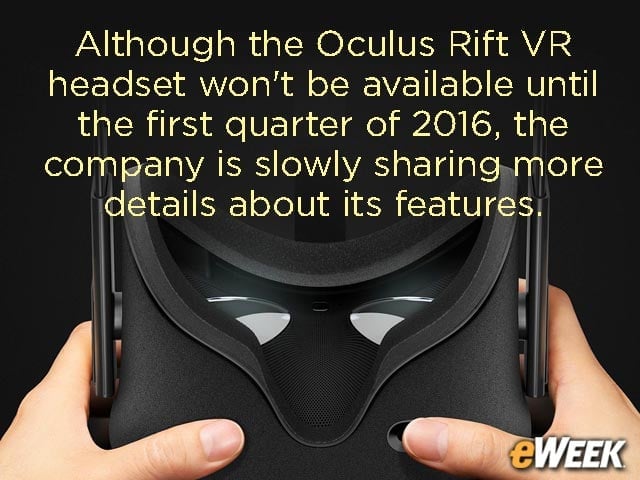 Oculus Gives More Peeks Into Its Rift Virtual Reality Headset