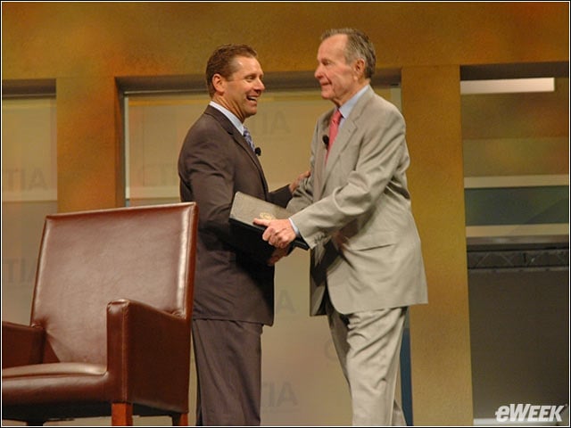 Bush and Clinton Speak at CTIA