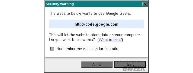 Google Gears: Web Applications in an Offline World