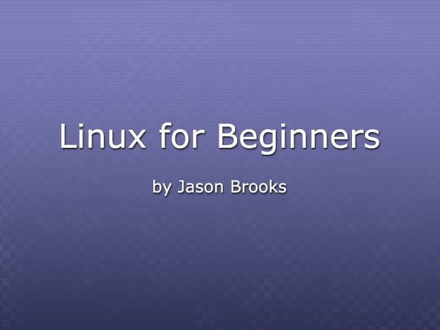 Linux for Beginners