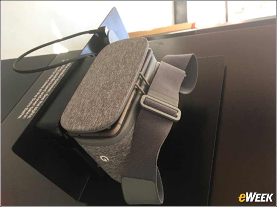 9 - Google Daydream Used for VR Demo