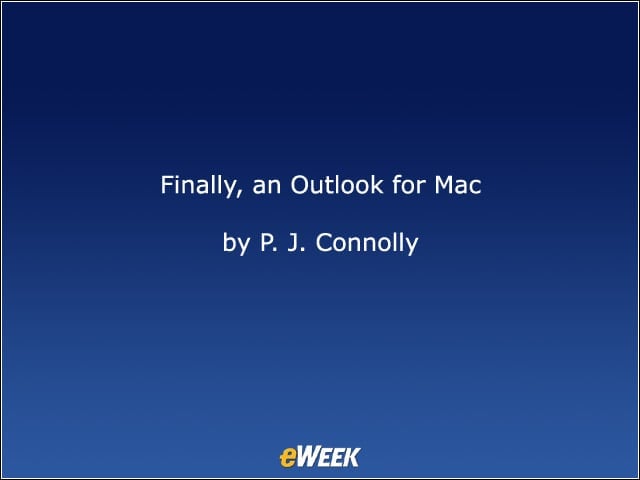 Finally, an Outlook for Mac