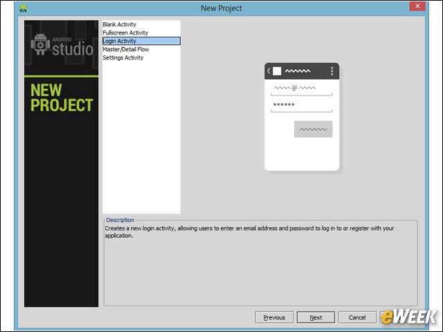 6 - Setting Up Log-In Activity