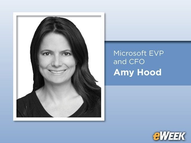 Microsoft EVP and CFO Amy Hood