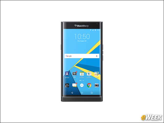 3 - The Priv Has a Large Curved Display