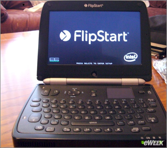 eWEEK Labs Walkthrough: Flipstart super compact PC