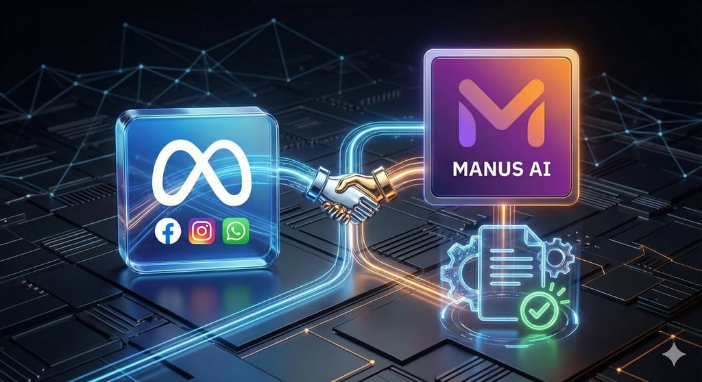 Partnership between Manus AI and Meta.