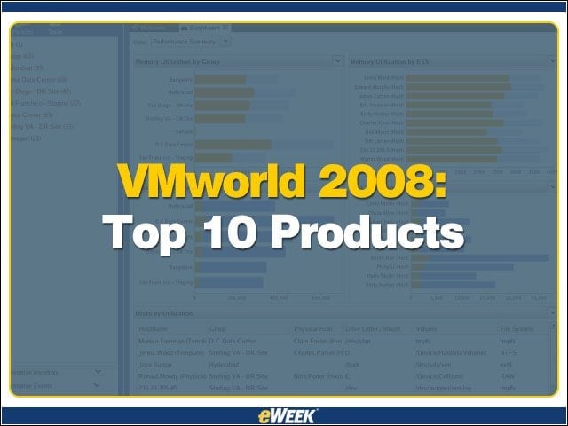 VMworld 2008: Top 10 Products