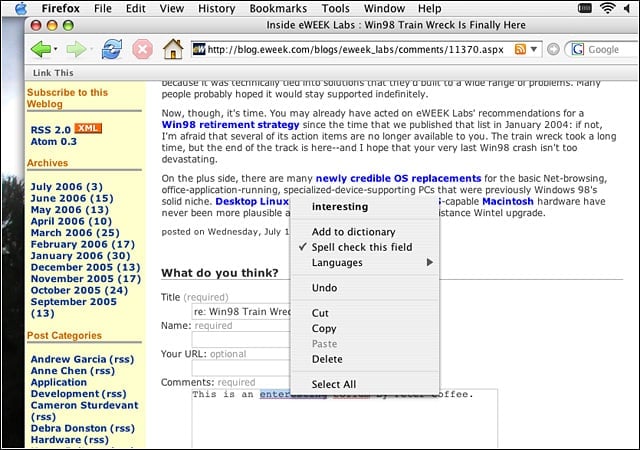Firefox 2 Beta 1