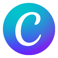 Canva icon.