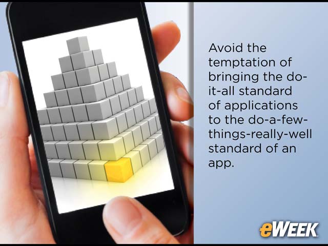 Don't Bring Conventional 'Application Thinking' to Your App Project