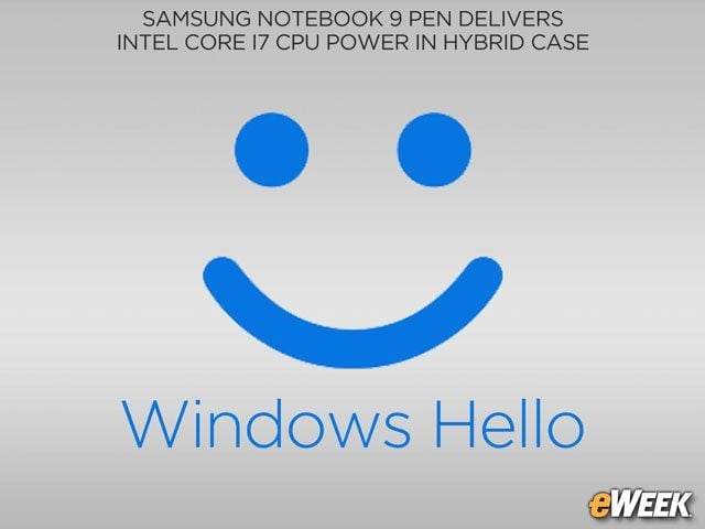 It Includes Windows Hello, a Fingerprint Sensor