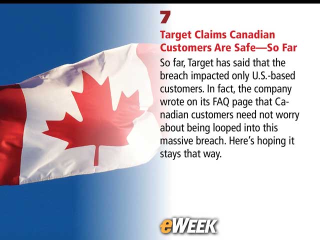 Target Claims Canadian Customers Are Safe—So Far