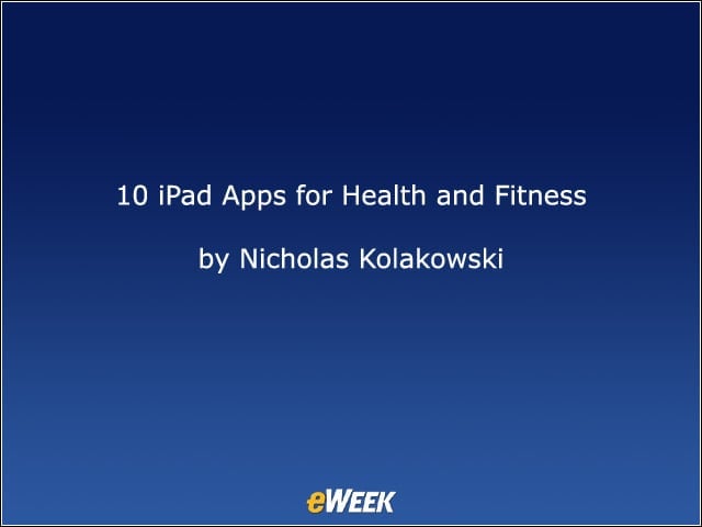 10 iPad Apps for Health and Fitness