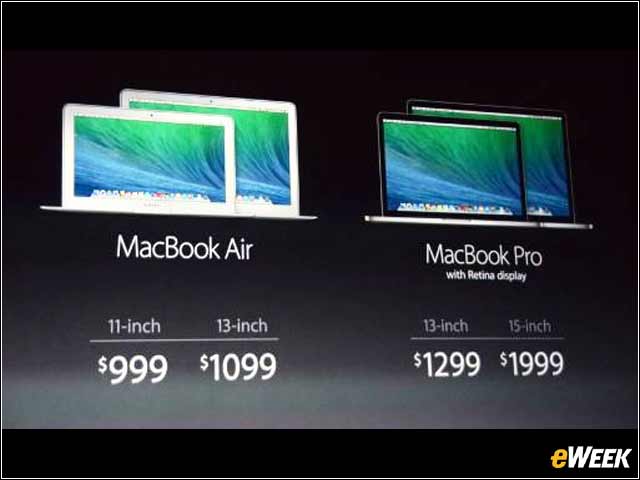 10 - MacBook Air, Pro Pricing