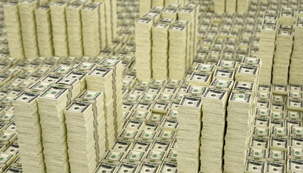 Stack of 100 Dollar Bills