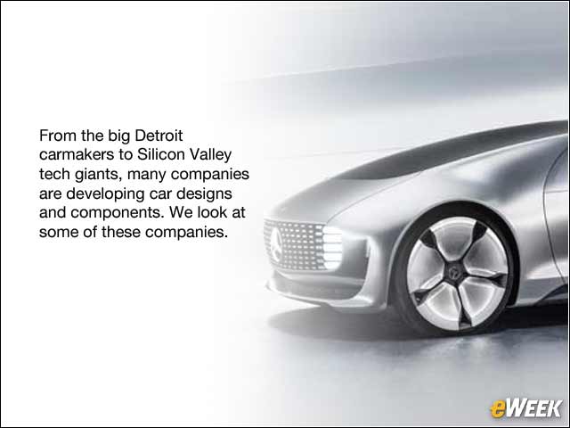 1 - 10 Automakers, Tech Firms Researching Self-Driving Cars