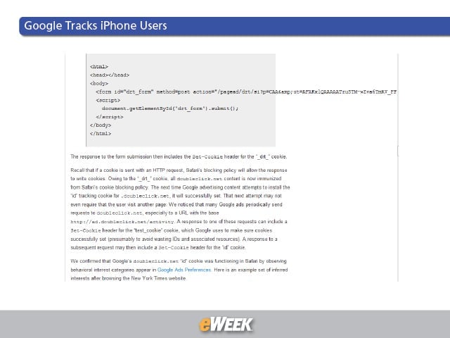 Google Tracks iPhone Users
