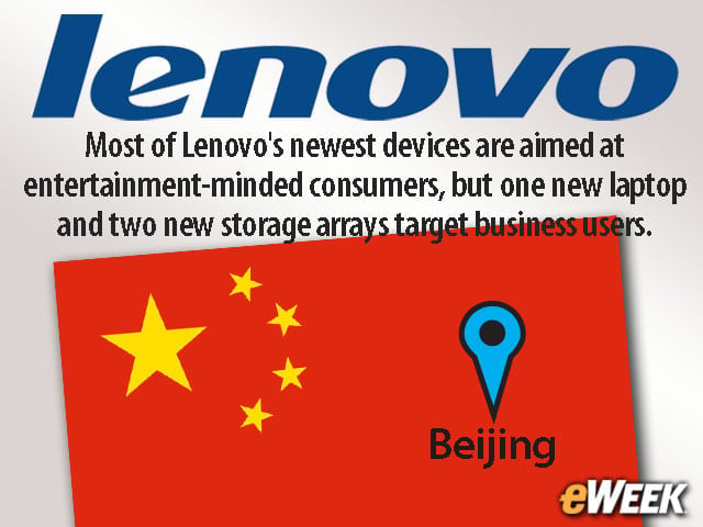Lenovo Reveals Laptops, Tablet, Video Streaming Device at China Event
