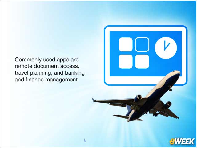 5 - Popular Apps Include Document Access, Travel Planning