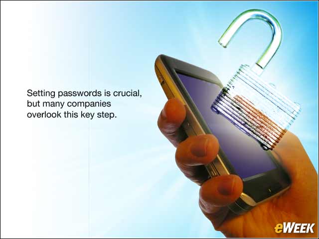 3 - Not Enforcing Passcodes on Devices