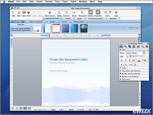 Microsoft Office 2008 for Macintosh
