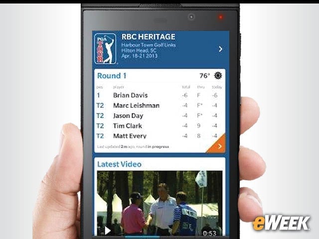3-PGA Tour for BlackBerry 10