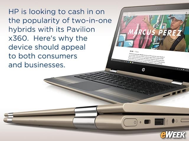 HP Pavilion x360 Aims to Catch the Crest of Hybrid PC Wave