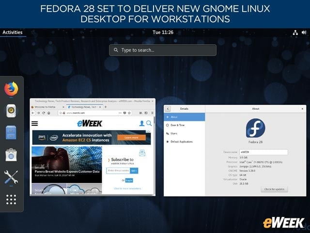 New GNOME Desktop Comes to Fedora Workstation