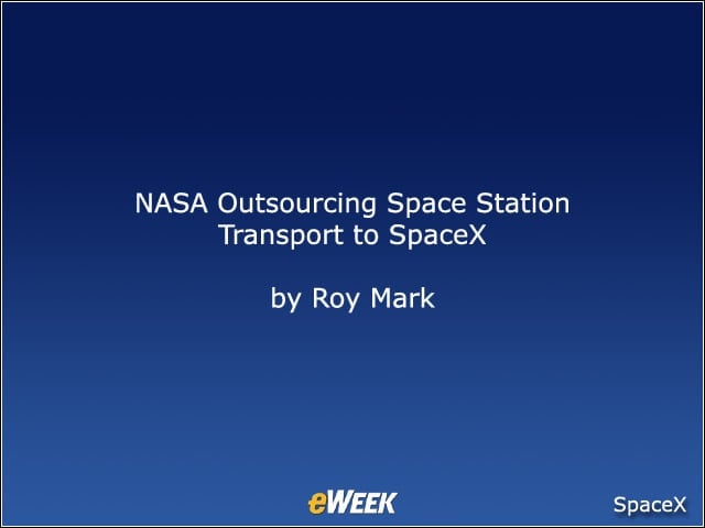NASA Outsourcing Space Station Transport to SpaceX