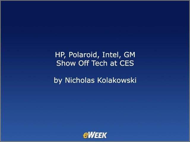 HP, Polaroid, Intel, GM Show Off Tech at CES